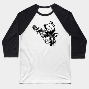 Rabbit vs Bear Graf : Bear Baseball T-Shirt